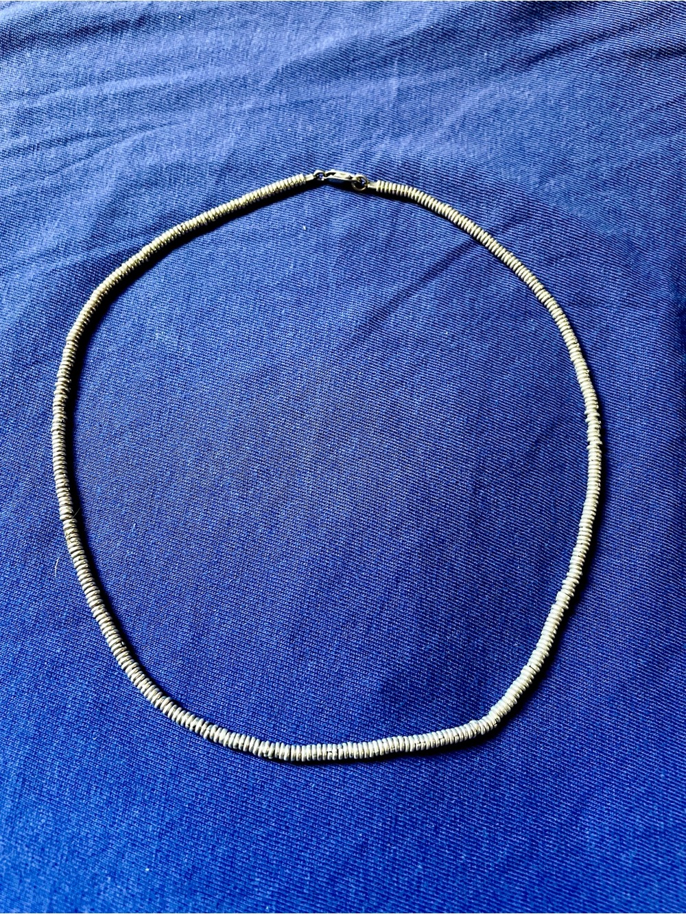 Sterling Silver original necklace by designer Lisa Jenks.